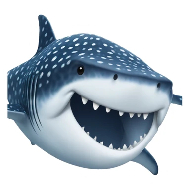 Whale shark with no teeth sticker