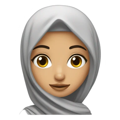 Pretty arab girl sticker