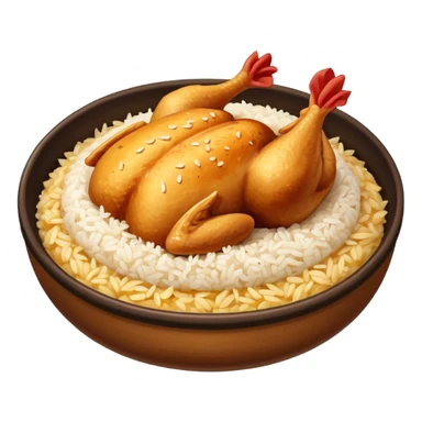 Chicken over rice sticker