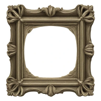 old fashioned thin frame sticker