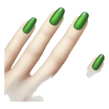 Nails green  sticker