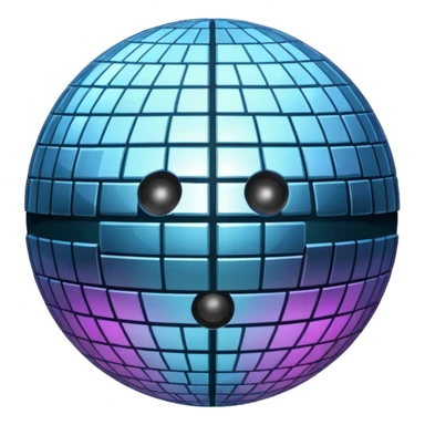 Disco ball sticker