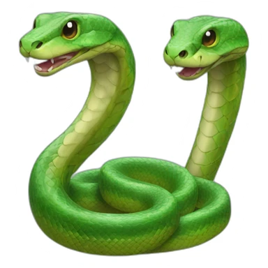 double headed snake sticker