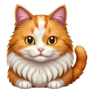 Cat with a press on nails sticker