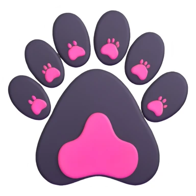 puppy paw sticker