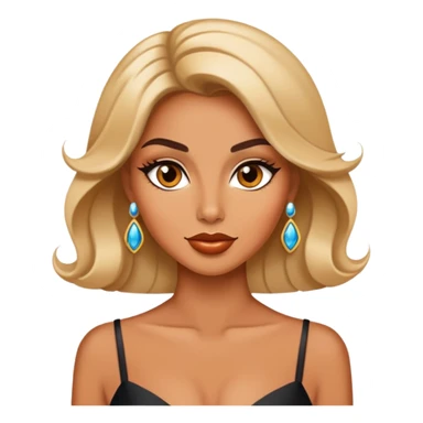 Rich sassy glam woman, super beautiful sticker