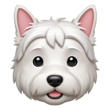 Westie Emoji sticker