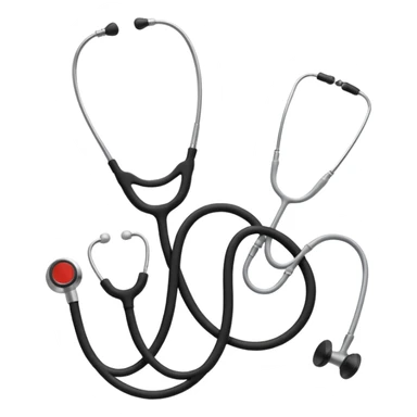 Stethoscope cartoon sticker