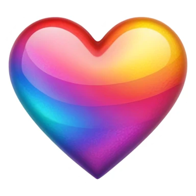 Cœur multicolore  sticker