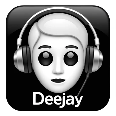 Make a logo for Deejay Harris  sticker