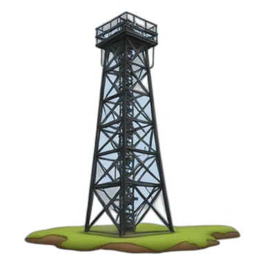 fracking tower sticker