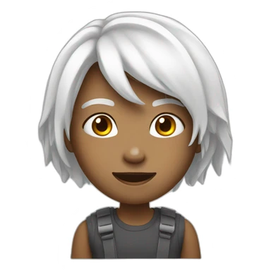 crazy white cutie teen sticker