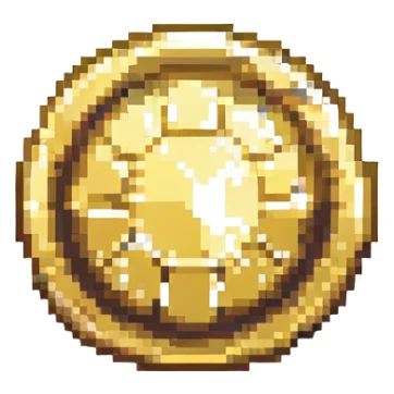 gold metallic shiny icon sticker
