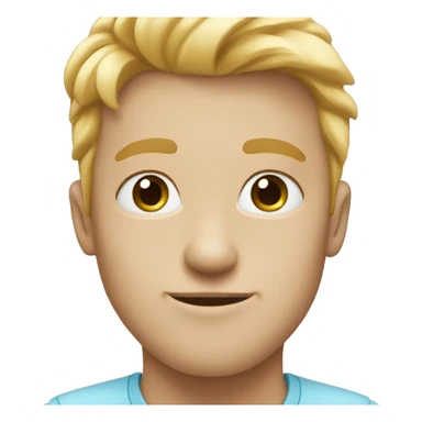 Light blue hart  sticker