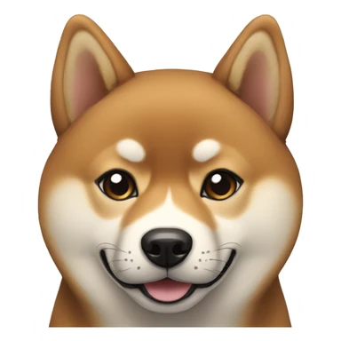 Black and tan Shiba Inu sticker