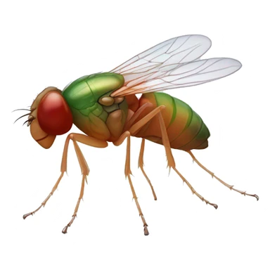 Drosophila melanogaster, mosca de la fruta  sticker
