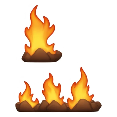 Little fire emoji sticker