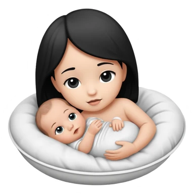 Newborn B&W Photoshoot sticker