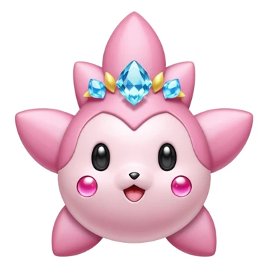 Emolga-Kirby-Diancie-Carbink-fusion sticker