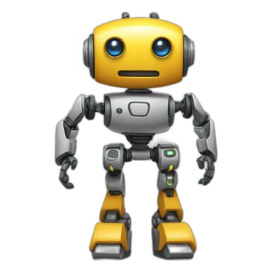 biped robot sticker