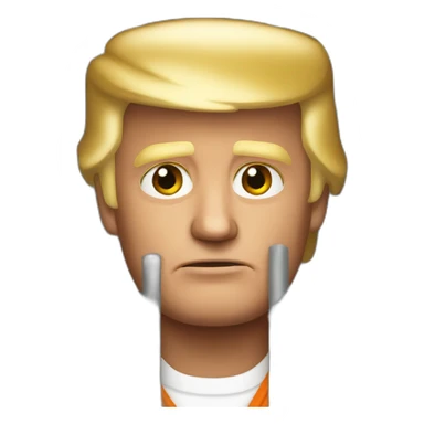 donald trump in jail sticker