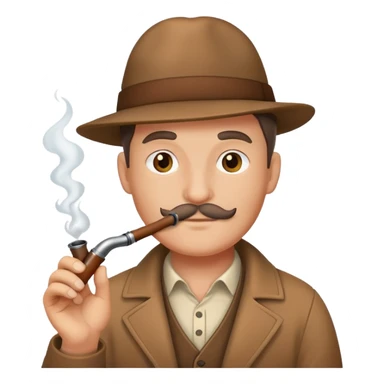 Glatzkopf mit Pfeife  sticker