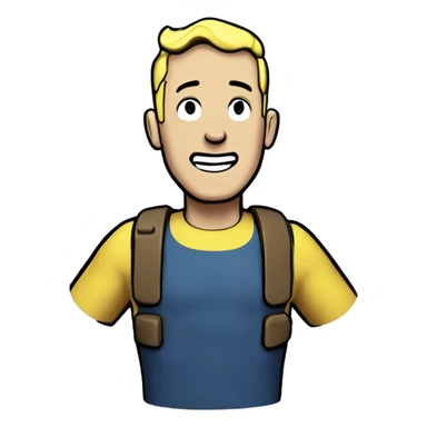 vault boy from fallout sticker