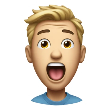 A guy popping sticker