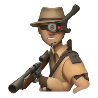 Team Fortress 2 sniper sticker