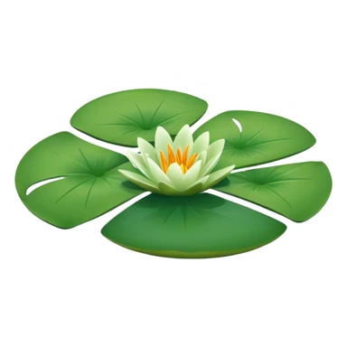 Lily pad only sticker