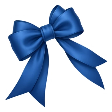 Laço azul escuro sticker