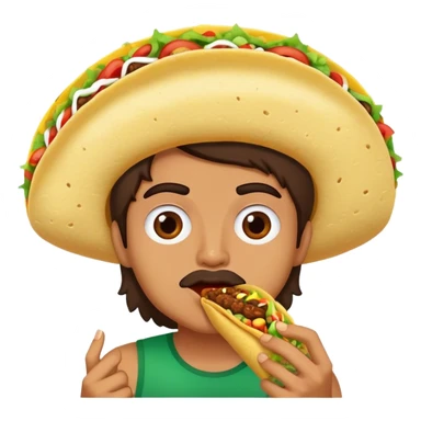 Mexican with taco sticker