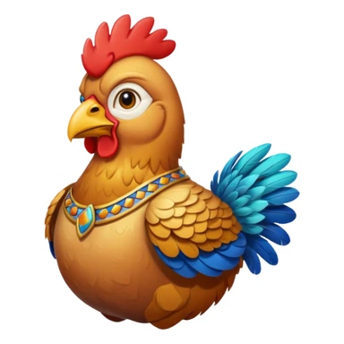 pollo spettatore sticker