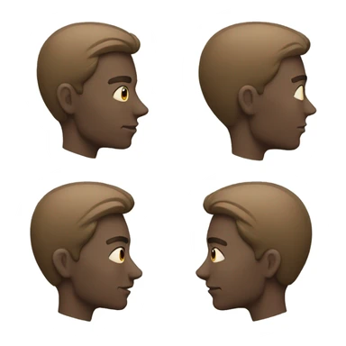 Men thinking sticker