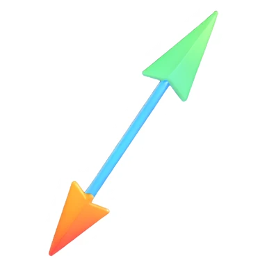 transparent glass arrow sticker