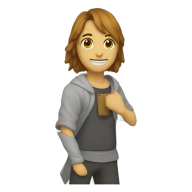 Pandereta tradicional con sonajas sticker