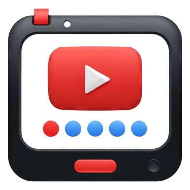 youtube interface in browser sticker