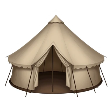 black spray tan oval tent sticker