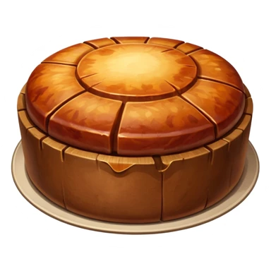 round meat roasted  sticker