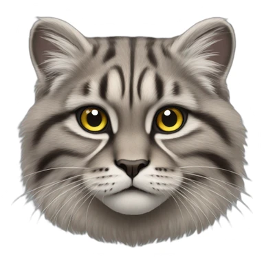 pallas's cat sticker
