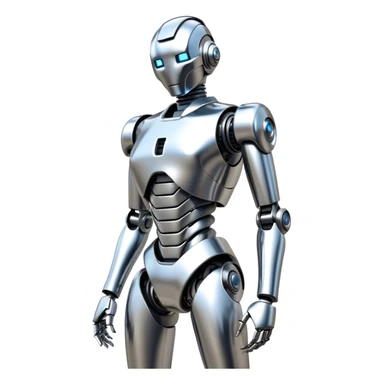 Sorayama robot sticker
