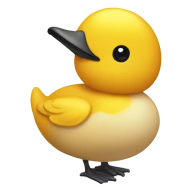 pato amarillo  sticker