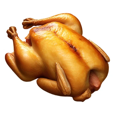vertical roasted chicken  sticker