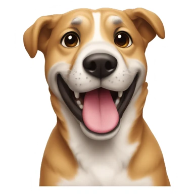 perro tomándose una selfie sticker