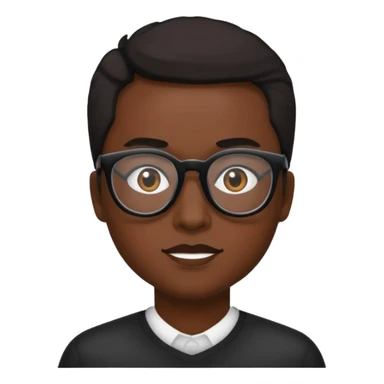 ponle unas gafas negras sticker