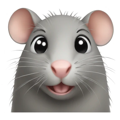 Rat with long eyelashes sticker