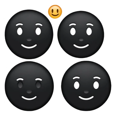 Make to round circles and one long line sticker