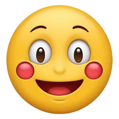 Happy but scared emoji  sticker
