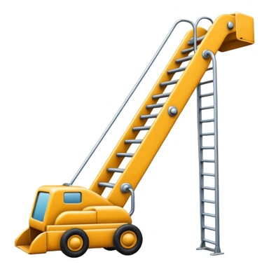 Un emoji de una retro escaladora sticker