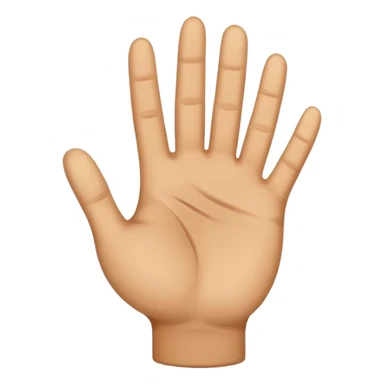 small hand palm sticker